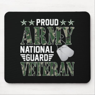 Tapis De Souris Fier Armée Garde nationale Famille militaire vétér