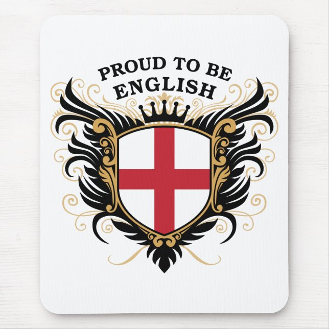 Tapis De Souris Fier d'être anglais (Devant)