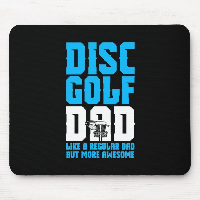 Tapis De Souris Fier Disk Golf Papa (Devant)