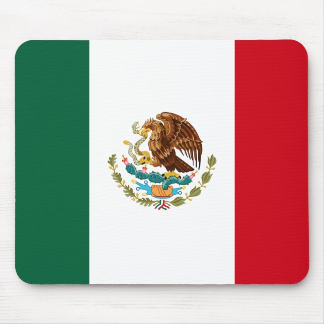 Tapis De Souris Fier drapeau mexicain (Devant)