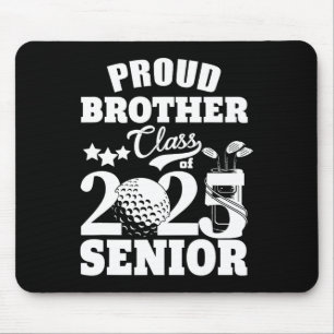 Tapis De Souris Fier frère Cl de la promotion 2025 Golf senior Pl