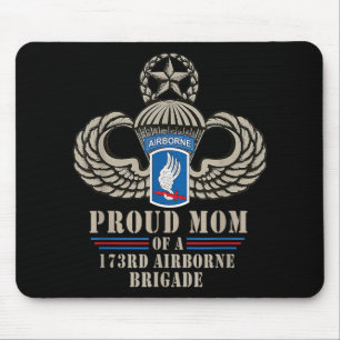 Tapis De Souris Fier Maman 173e brigade aéroportée Vétérinaire Mil