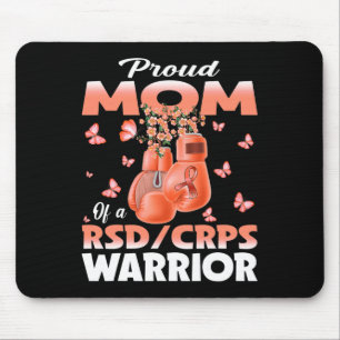 Tapis De Souris Fier Maman D'Un Rsd Crps Warrior Awareness Boxe G