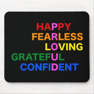 Tapis De Souris FIER Moussepad noir brillant