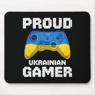 Tapis De Souris Fier orgueilleux ukrainien Drapeau de l'Ukraine Je