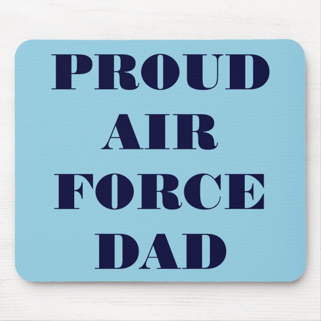 Tapis de souris fier papa Air Force (Devant)