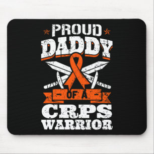 Tapis De Souris Fier Papa D'Un Guerrier De Crps Rsd Sensibilisatio