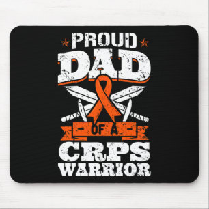 Tapis De Souris Fier Papa D'Un Guerrier du SPRC RSD Sensibilisatio