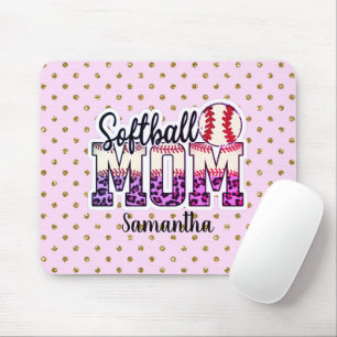Tapis De Souris Fier Softball Maman Vie