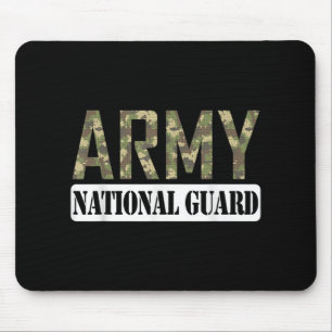 Tapis De Souris Fière Armée Garde nationale Famille militaire Vété