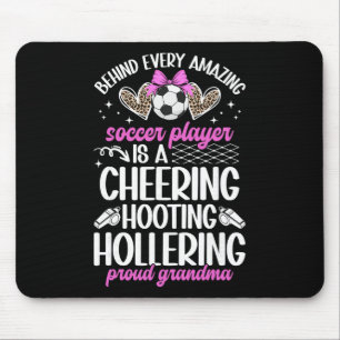 Tapis De Souris Fière grand-mère d'un joueur de football Grand-mèr