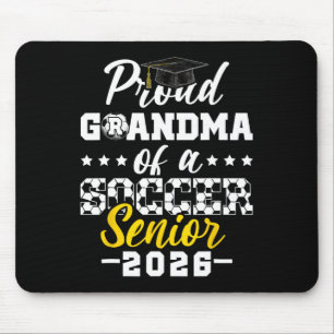 Tapis De Souris Fière grand-mère d'un senior de football 2026 dipl