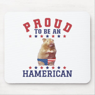 Tapis De Souris Fière Hamericaine 4 Juillet Patriotique American H