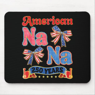 Tapis De Souris Fière maman américaine Nana 250 Ans Grand-mère pat
