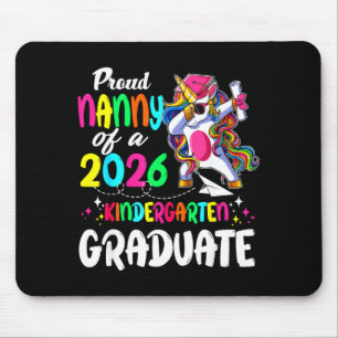 Tapis De Souris Fière nounou d'une promotion de 2026 diplômée de p