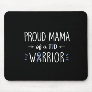 Tapis De Souris Fière T1D Maman Du Fils Diabète Sensibilisation Di