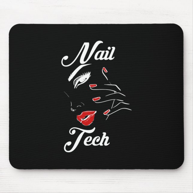 Tapis De Souris Fière technologie à ongles (Devant)