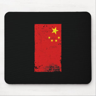 Tapis De Souris Fierté chinoise Drapeau de Chine de voyage de vaca