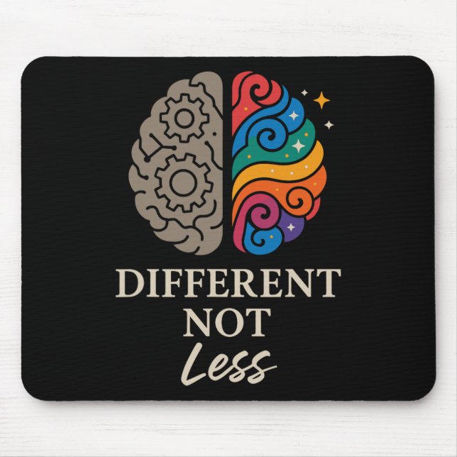 Tapis De Souris Fierté neurodivergente Adhd Autisme Acceptation Au (Devant)