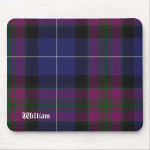 Tapis De Souris Fierté pourpre belle de plaid de tartan de