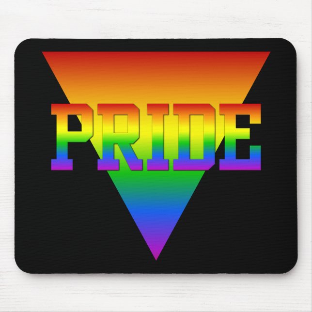 Tapis De Souris Fierté Triangle mousepad (Devant)