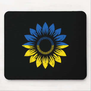 Tapis De Souris Fierté ukrainienne Hommes Tournesol bleu jaune d'U