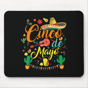 Tapis De Souris Fiesta Cinco De Mayo Funny Mexican Party 5 De Mayo