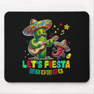 Tapis De Souris Fiesta Mexico Fiesta Taco Guitar Cactus Cinc