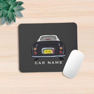Tapis De Souris Figarations Name Cute Black Figaro Car Monogram