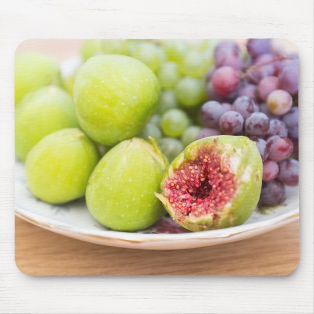 Tapis De Souris Figues fraîches et raisins (Devant)