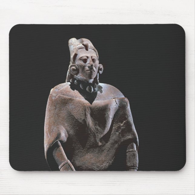 Tapis De Souris Figure de roi assis maya, d'ofJaina d'île (Devant)