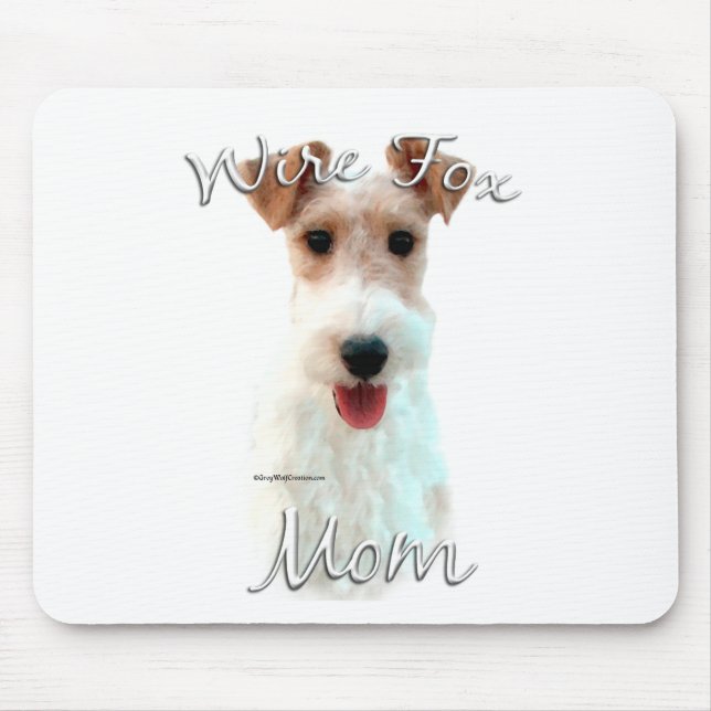 Tapis De Souris Fil Fox Terrier Maman 2 (Devant)