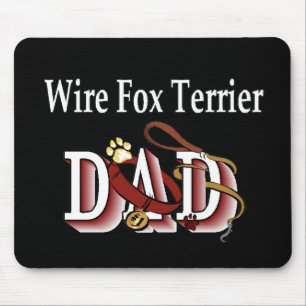Tapis De Souris Fil Fox Terrier Papa Cadeaux