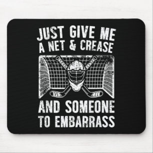 Tapis De Souris Filet et zone de but Gardien de but de hockey sur