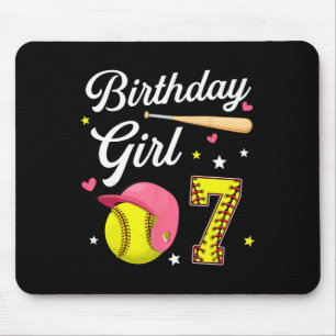 Tapis De Souris Fille 7 Ans Anniversaire Softll Septième Anniversa