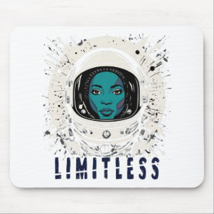 Tapis de souris Fille Astronaute Illimitée