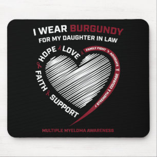 Tapis De Souris Fille Bourgogne En Droit Myélome Multiples