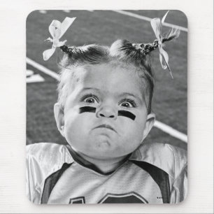 Tapis De Souris Fille de football