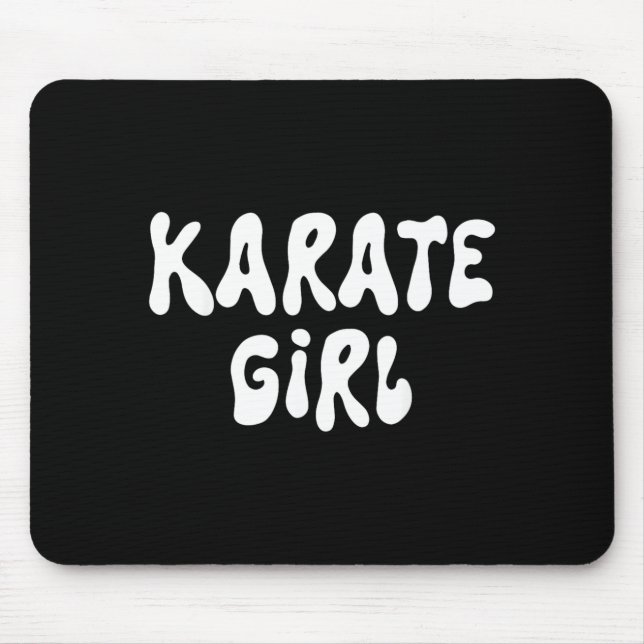 Tapis De Souris Fille de karaté (Devant)
