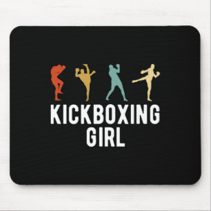 Tapis De Souris Fille de kickboxing Kickboxer