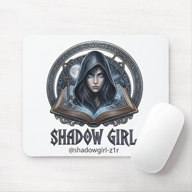 Tapis De Souris fille de l'ombre (Avec souris)