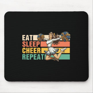 Tapis De Souris Fille de meneuse de claque Cheerleading Danse Mang