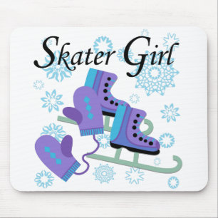 Tapis De Souris Fille de patineur