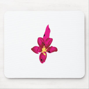 Tapis De Souris Fille Design, Or Léger, Rouge Purplish