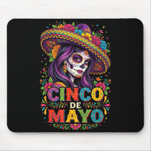 Tapis De Souris Fille du Cinco de Mayo fiesta mexicaine 5 mai femm