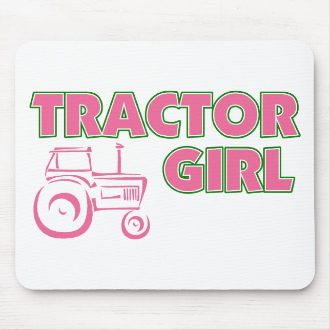 Tapis De Souris Fille du tracteur (Devant)