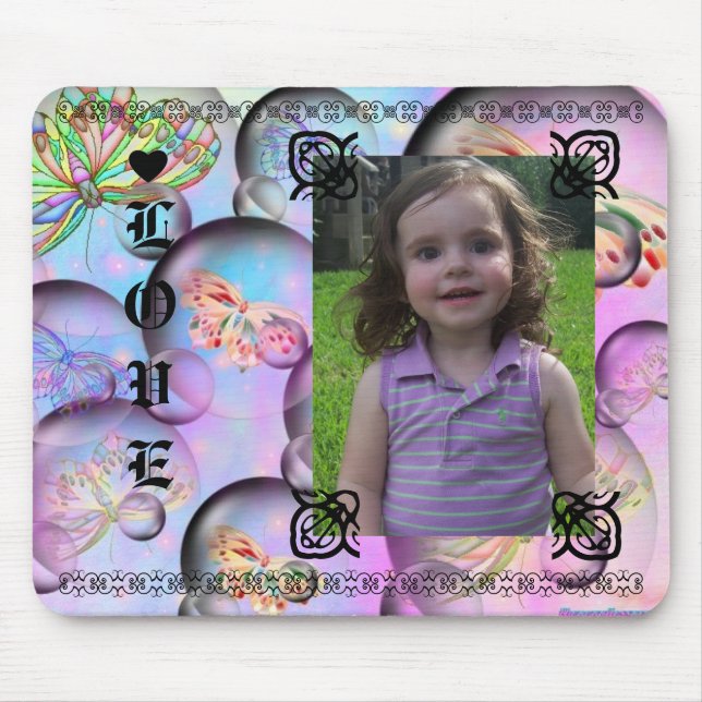 Tapis De Souris Fille Girly Mousepad (Devant)