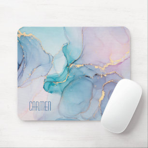 Tapis De Souris Fille moderne Élégant Nom simple