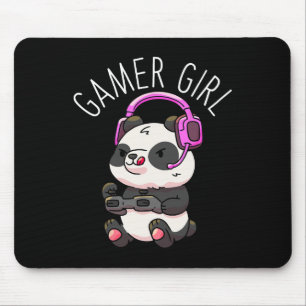 Tapis De Souris Fille Panda Jeux Pandas Vidéo Jeu Femmes Filles Gi