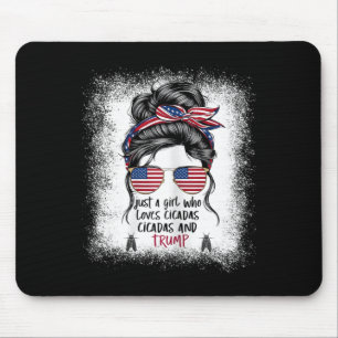 Tapis De Souris Fille qui aime Cicadas Trump Girl 2024